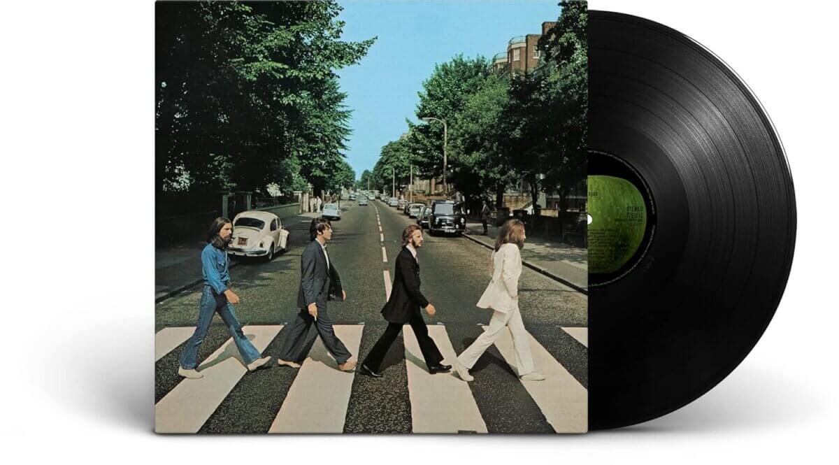 "Abbey Road" by The Beatles on vinyl