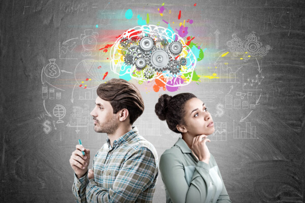 Man woman brain