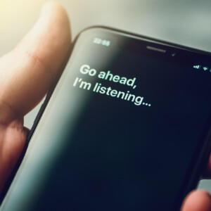 Siri, digital assistant on phone