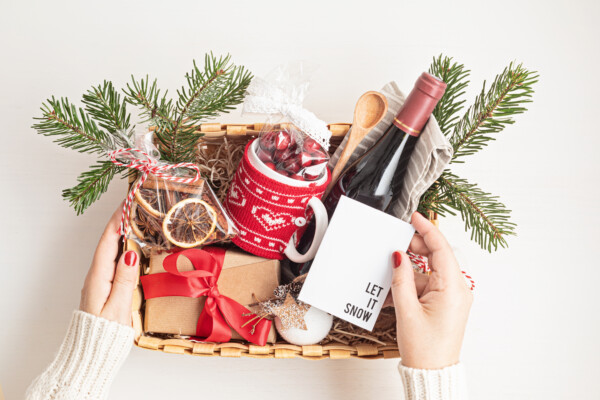 Holiday gift basket