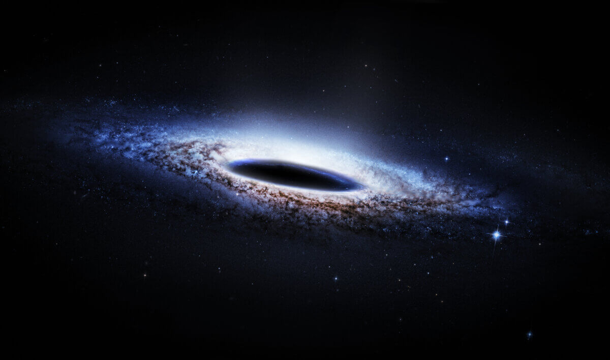 Black hole in at center of a galaxy