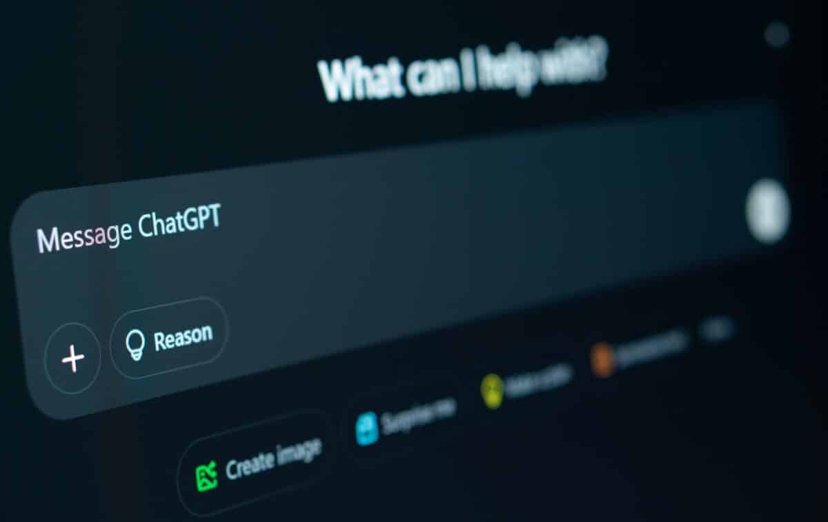 ChatGPT on computer