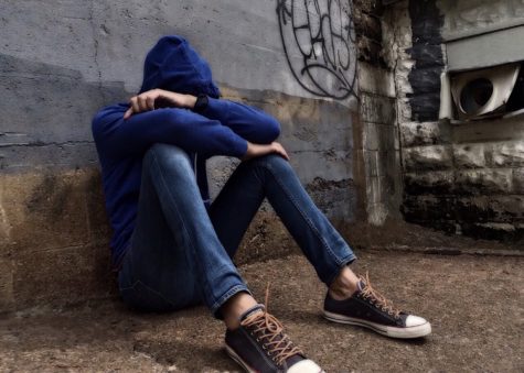 Bullying, sad teen