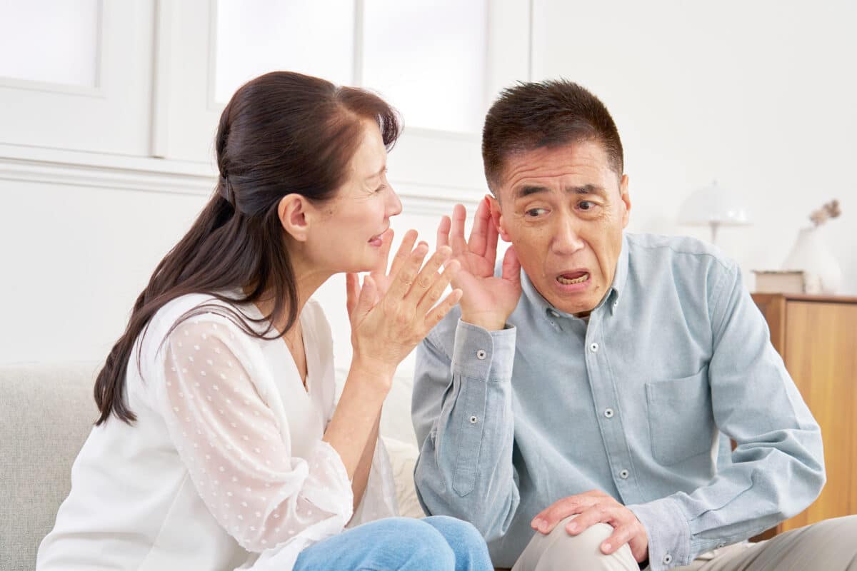 Husband hearing loss