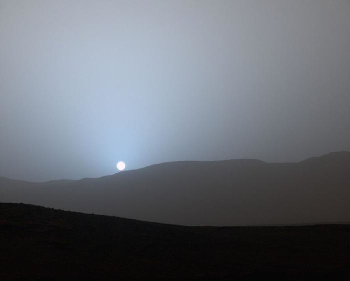 Dust storm on Mars