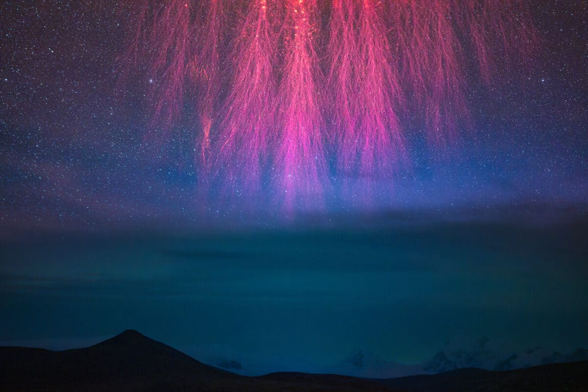 The photo, titled Cosmic Fireworks, won the Skyscapes category of the 2023 Astronomy Photographer of the Year competition