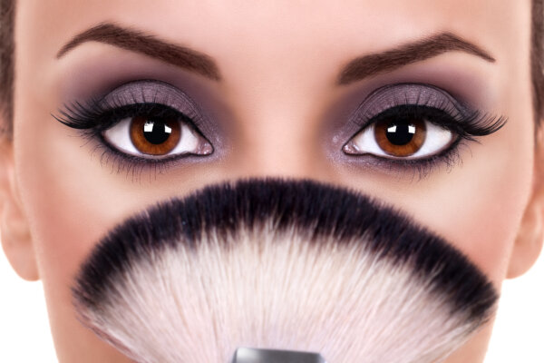 A woman wearing Chanel eyeliner