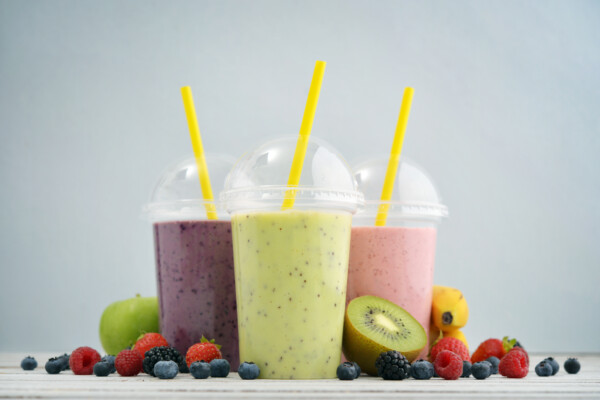 Three Fruit smoothies