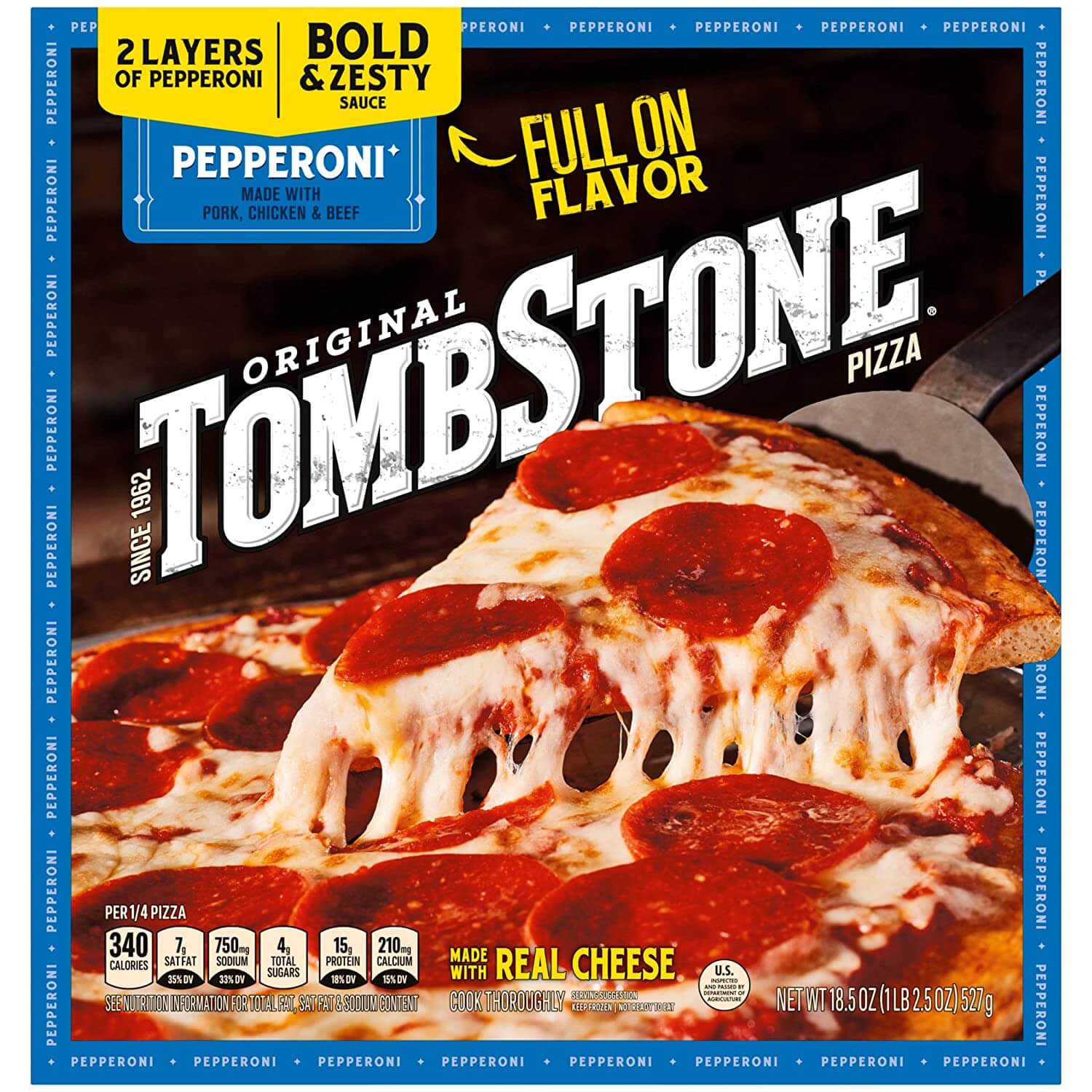 pepperoni pizza box
